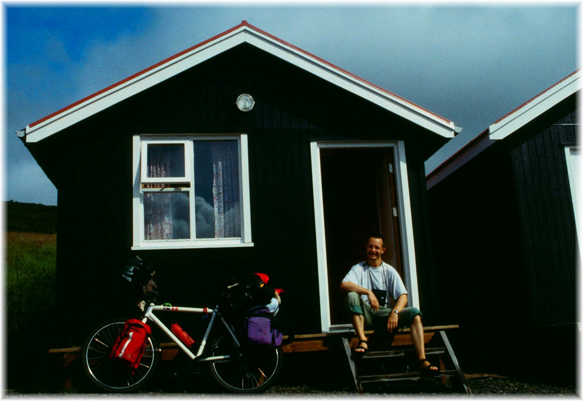 Island, unterwegs im Süden des Landes, Hütte Bölti