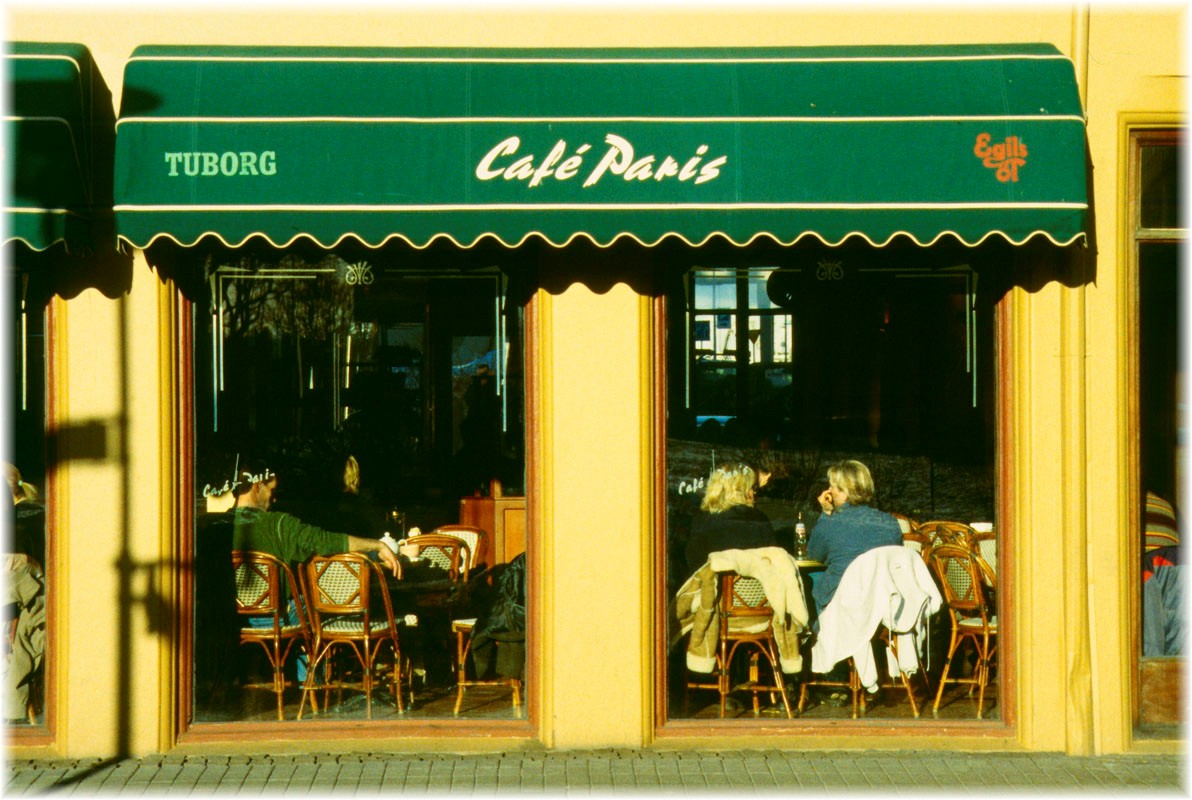 Island, Reykjavík, Café Paris