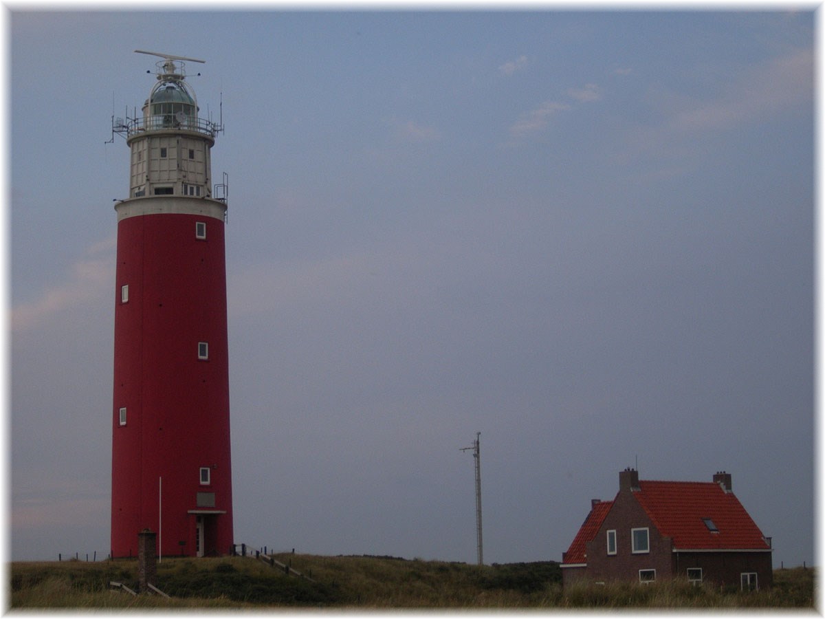 Nordseeküstenradweg, North Sea Cycle Route, Niederlande, Texel: Leuchtturm Eierland