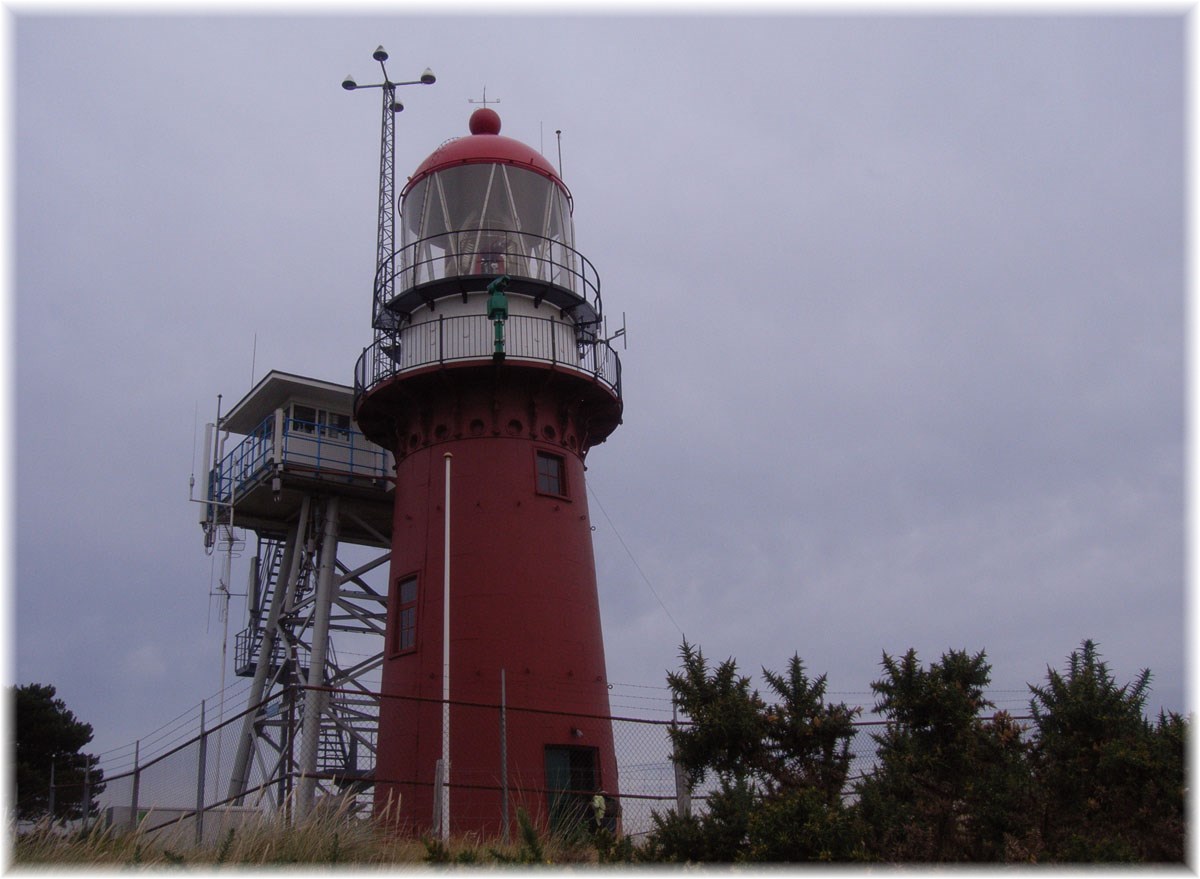 Nordseeküstenradweg, North Sea Cycle Route, Niederlande, Der Leuchtturm auf Vlieland