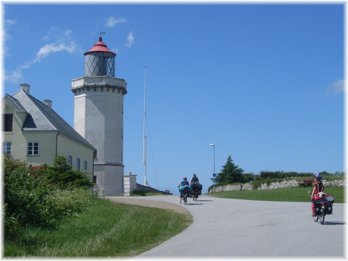 Nordseeküstenradweg, North Sea Cycle Route, Dänemark, Leuchtturm Hanstholm