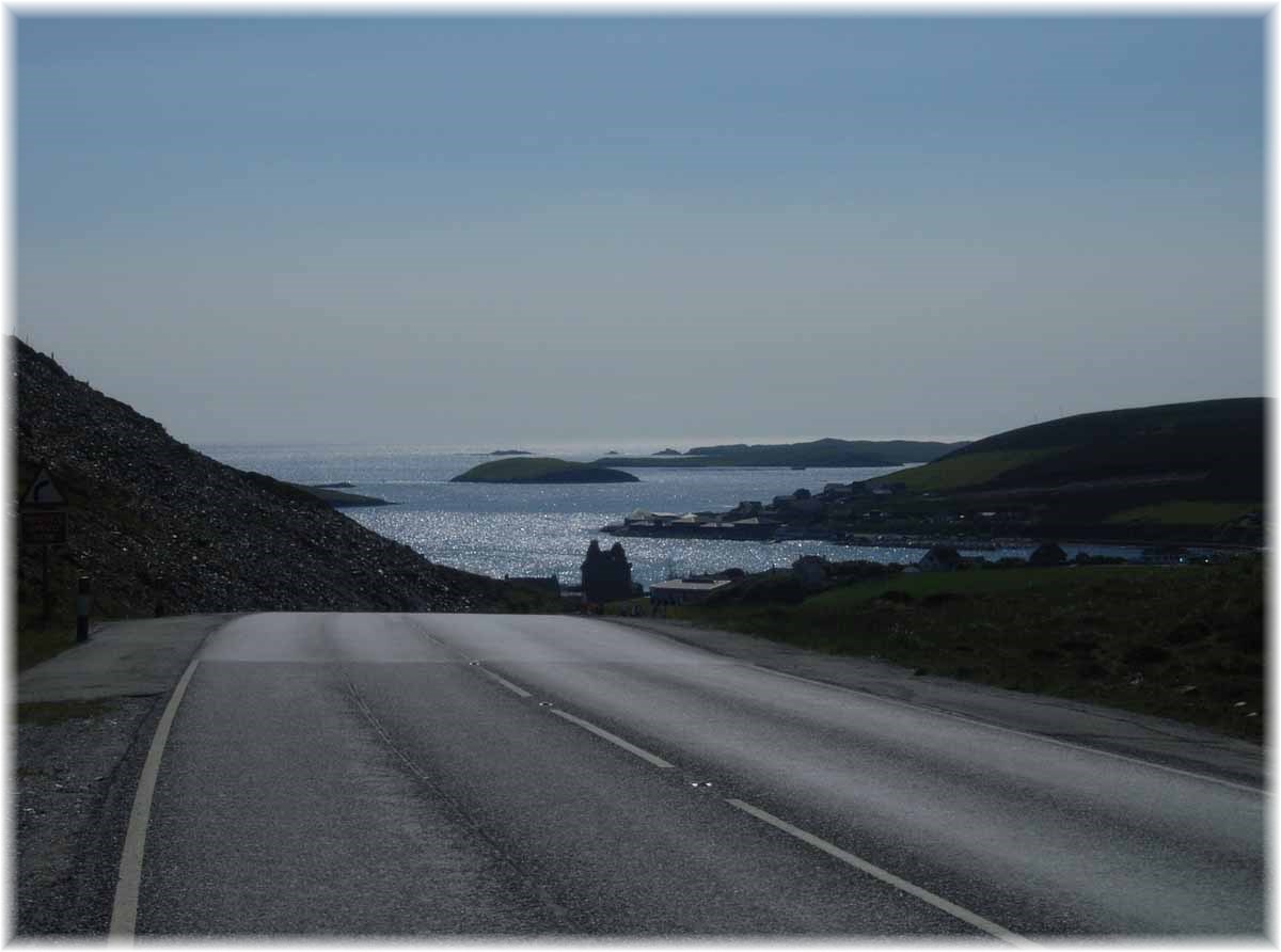 Nordseeküstenradweg, North Sea Cycle Route, Schottland, Shetlands