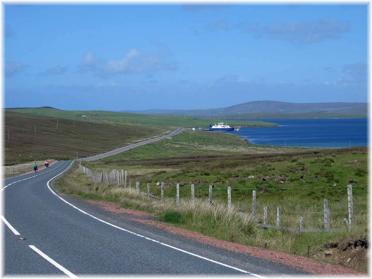 Nordseeküstenradweg, North Sea Cycle Route, Shetland