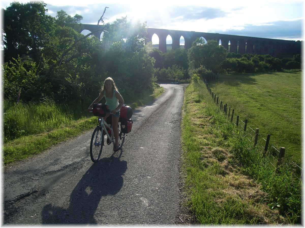Nordseeküstenradweg, North Sea Cycle Route, Schottland, Culloden Bridge, Nairn Viaduct