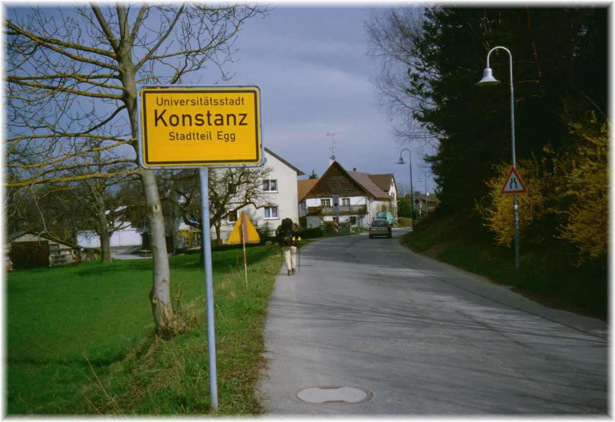 Fernwanderweg E1, Konstanz