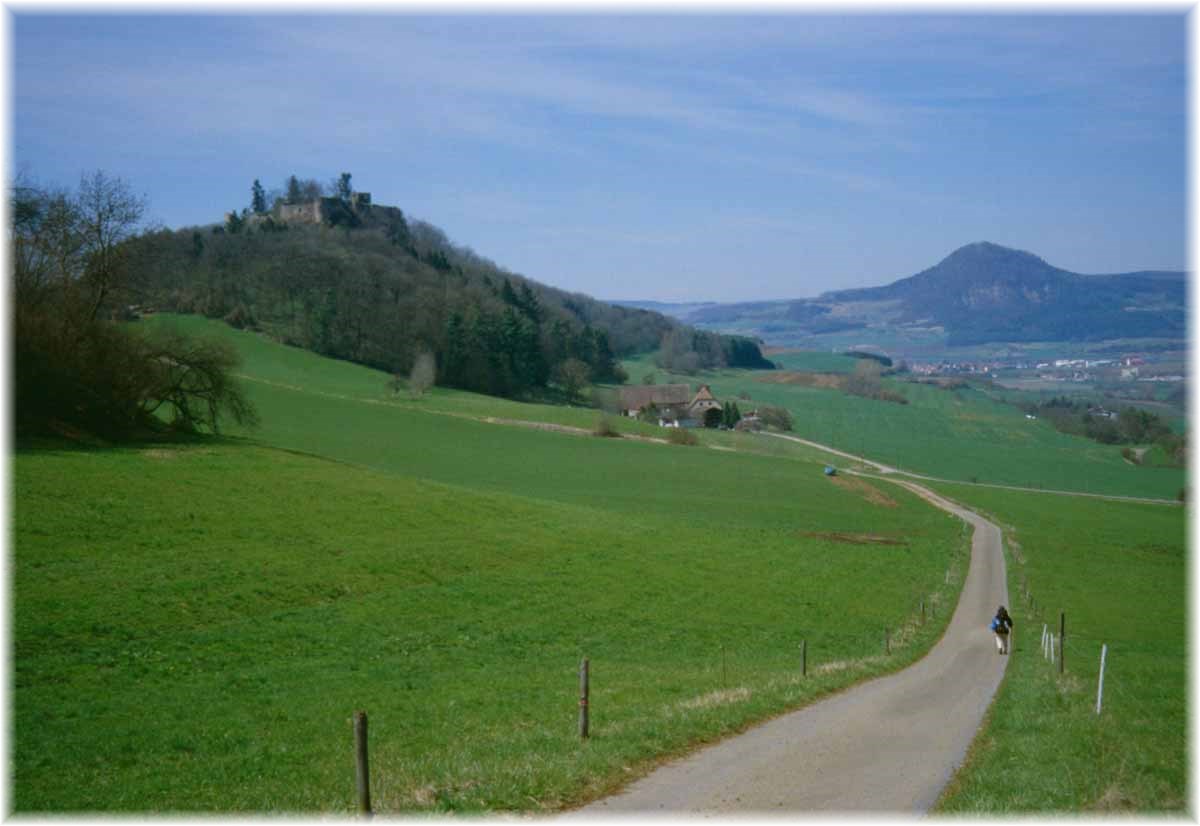 Fernwanderweg E1, Region Hegau