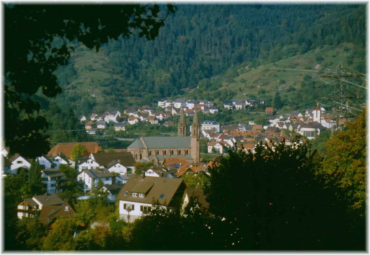 Fernwanderweg E1, Schwarzwald, Forbach