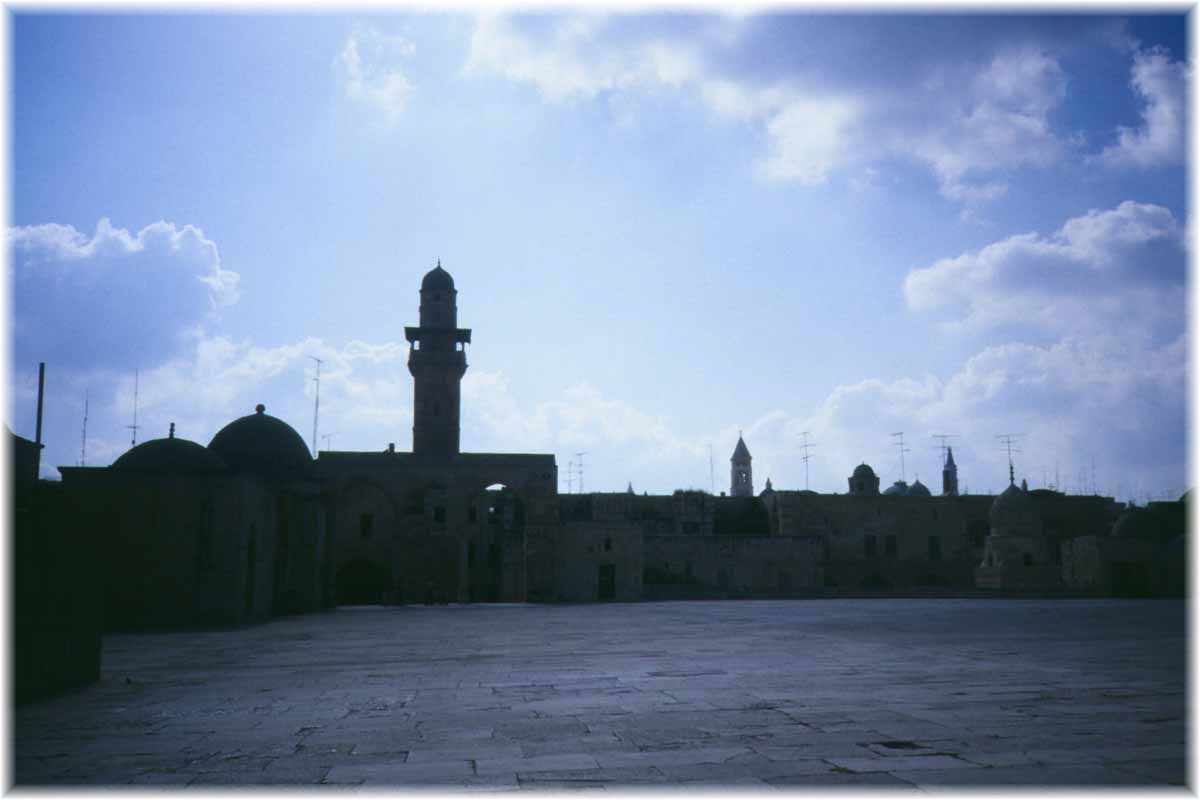 Israel, Al-Aqsa-Moschee in der Altstadt Jerusalems
