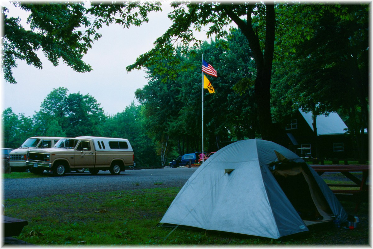 USA, KOA Camping Newburgh