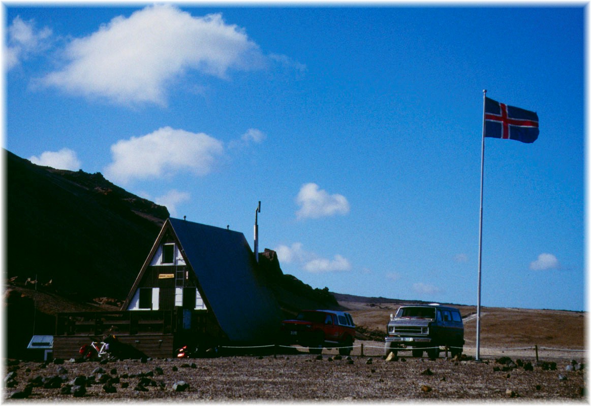 Island, Hütte Dreki an der Askja
