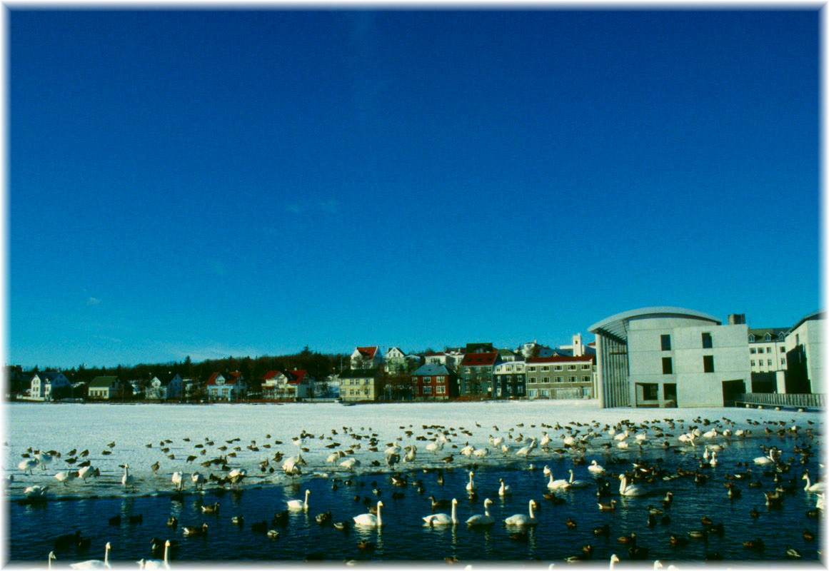 Island, Rathaus in Reykjavík