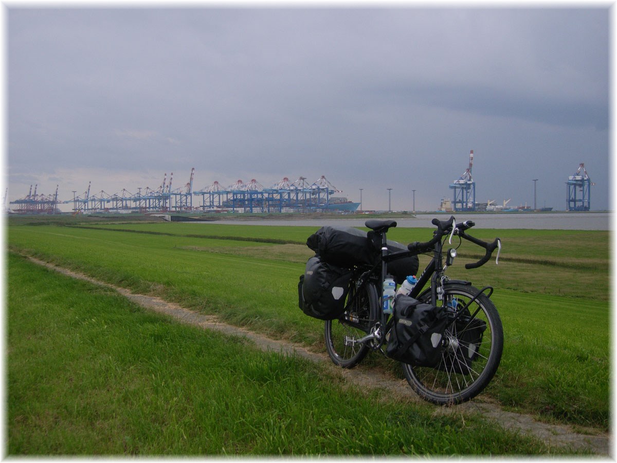 Nordseeküstenradweg, North Sea Cycle Route, Deutschland, Bremerhaven