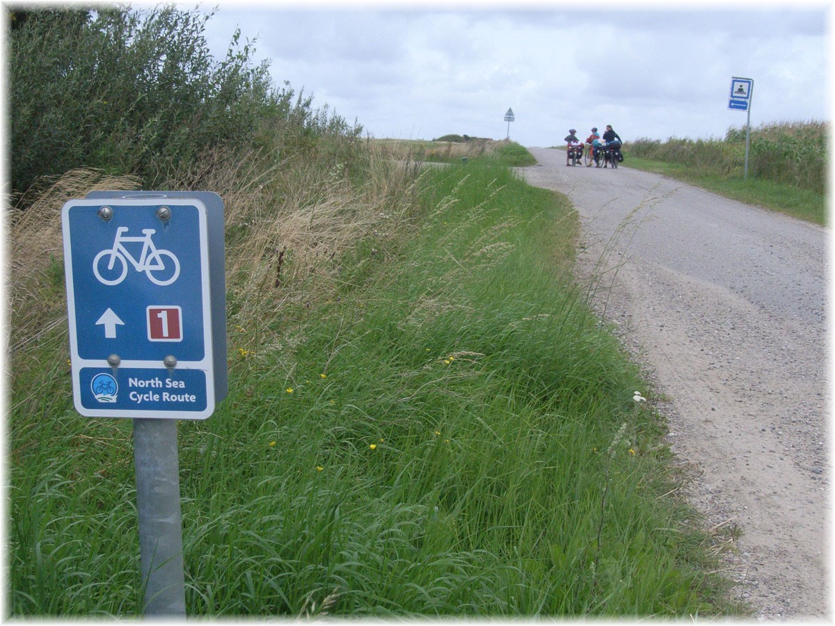 Nordseeküstenradweg, North Sea Cycle Route, Dänemark