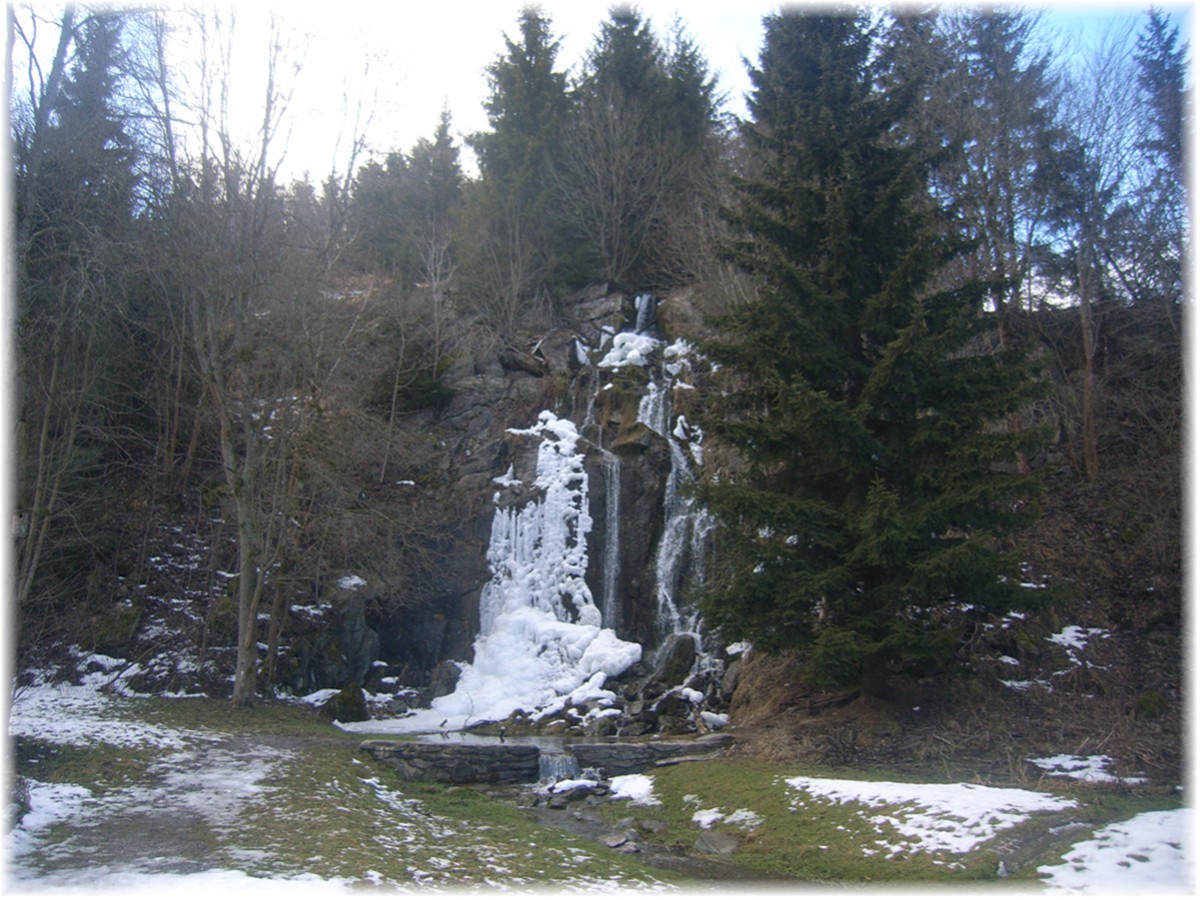 Wasserfall in Königshütte