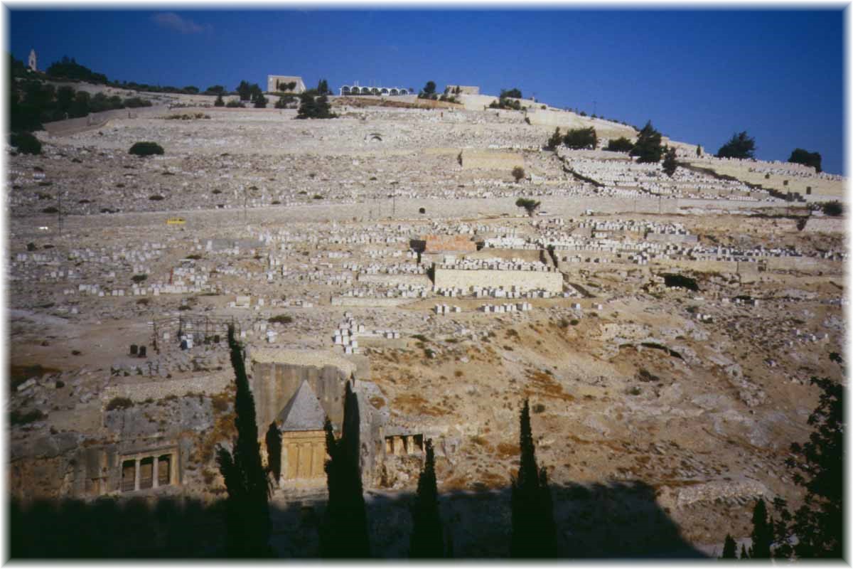 Israel, Jerusalem, jüdischer Friedhof am Ölberg