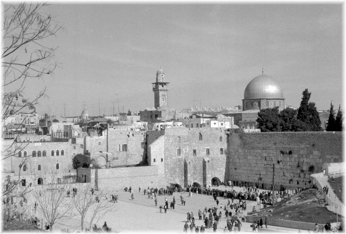 Israel, Jerusalem, Klagemauer, Felsendom
