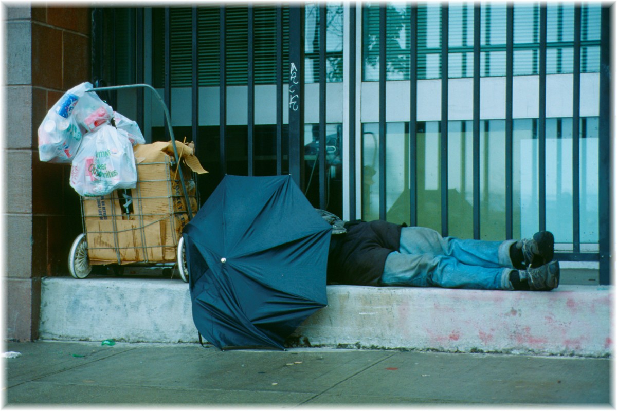 USA, New York City, Homeless
