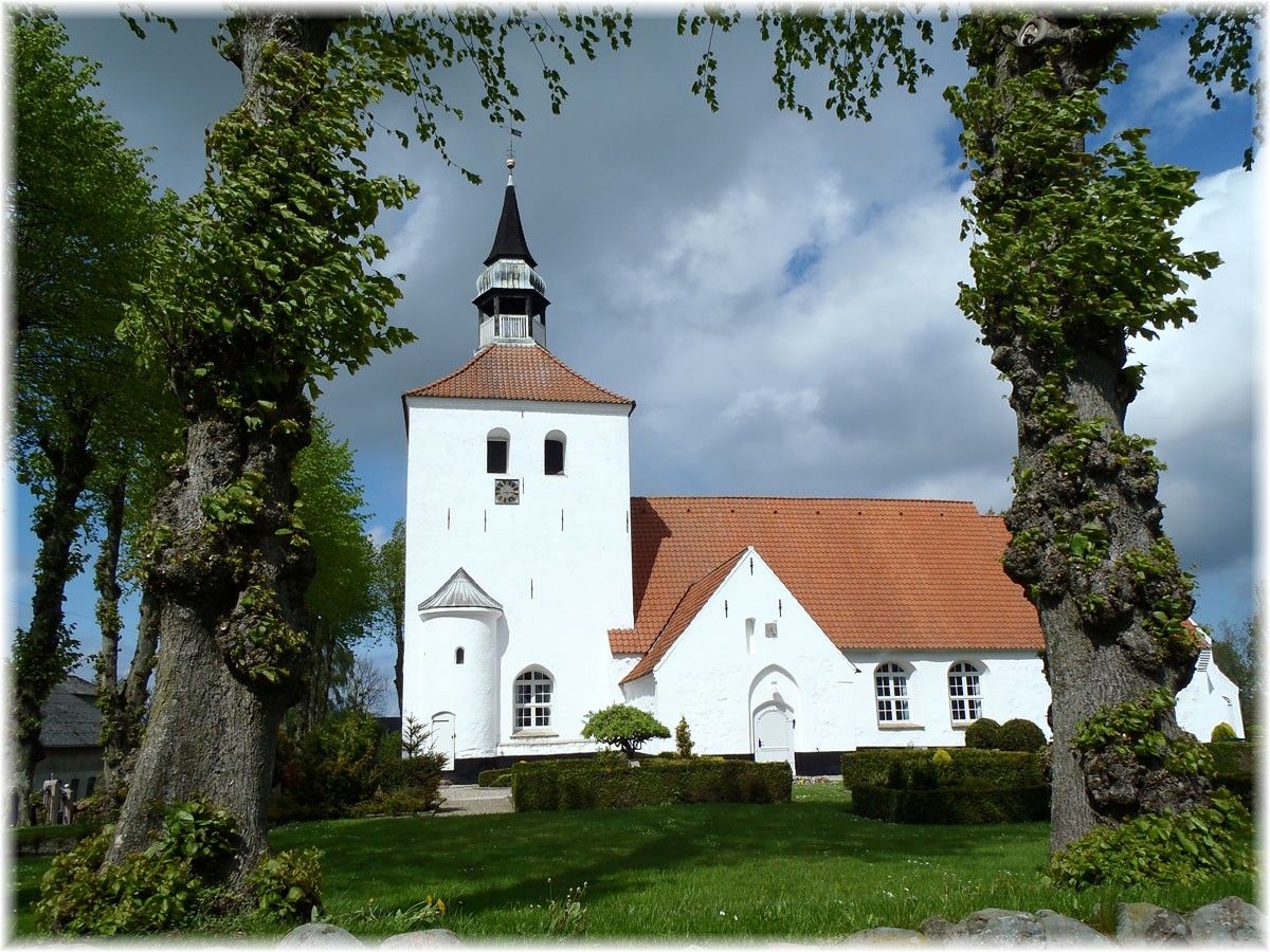 Kirche auf der Insel Als, Dänemark